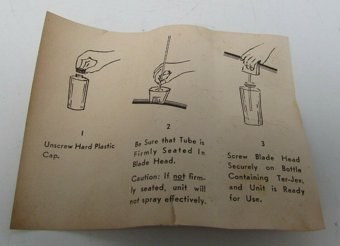 Rare Vintage Squeezit One Stroke Window Cleaner NOS See Description