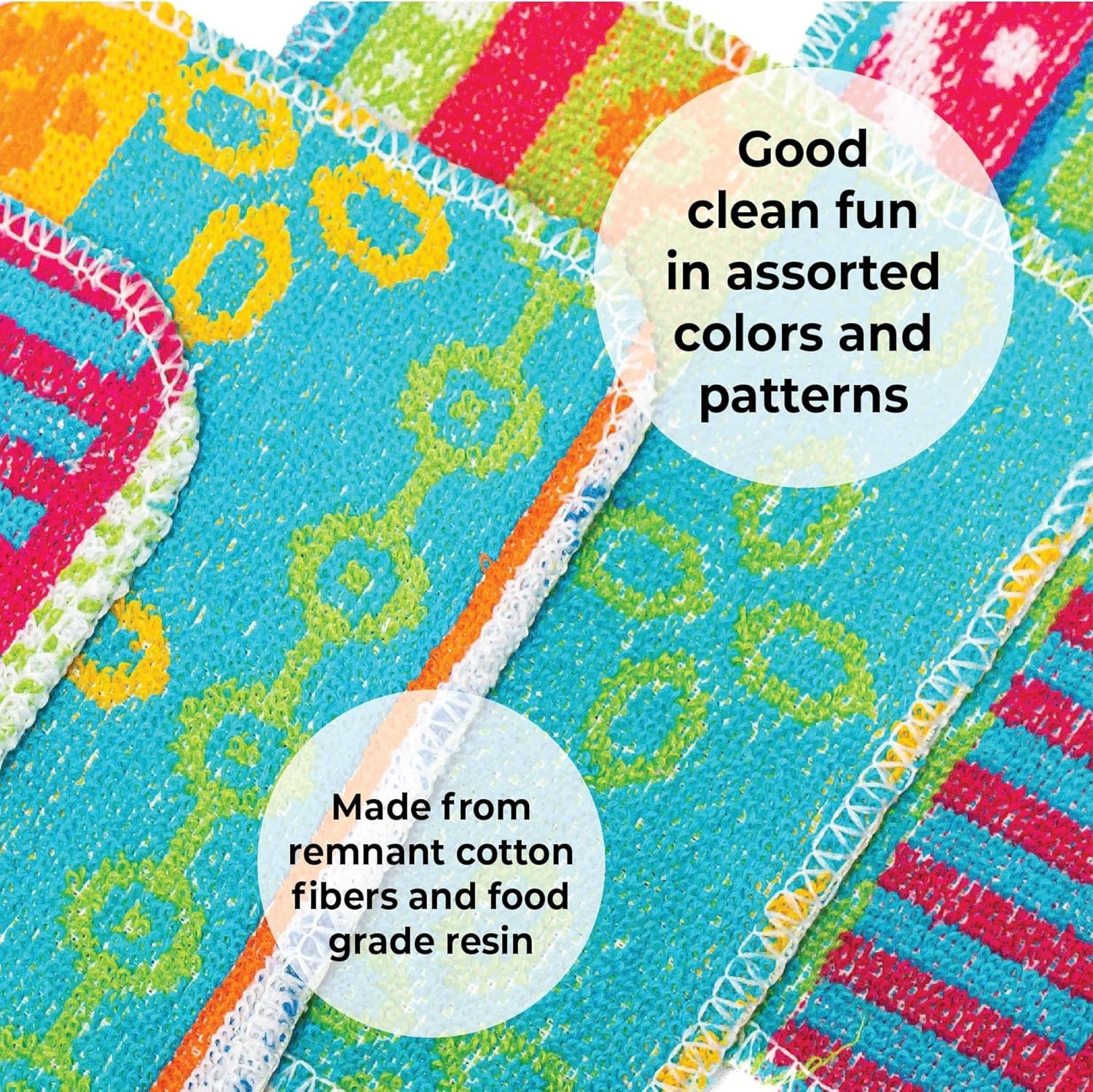 Skoy Scrub Reusable Dish Scrubber | Non Scratch Kitchen Cleaning Pad Multi Pack