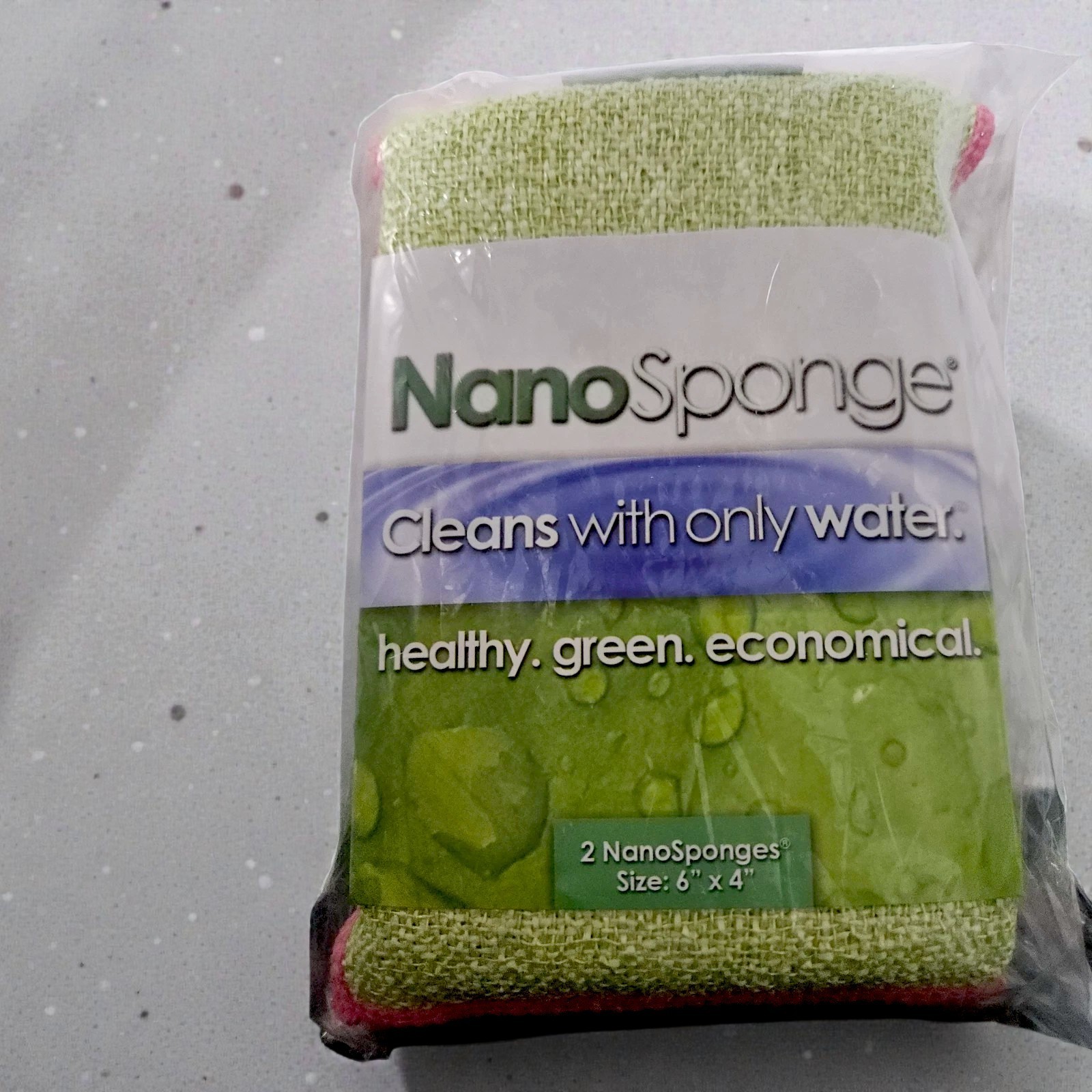 Nanolon Fiber Cleaning Sponges Heavy Duty Kitchen Household Dish Scrubber Large