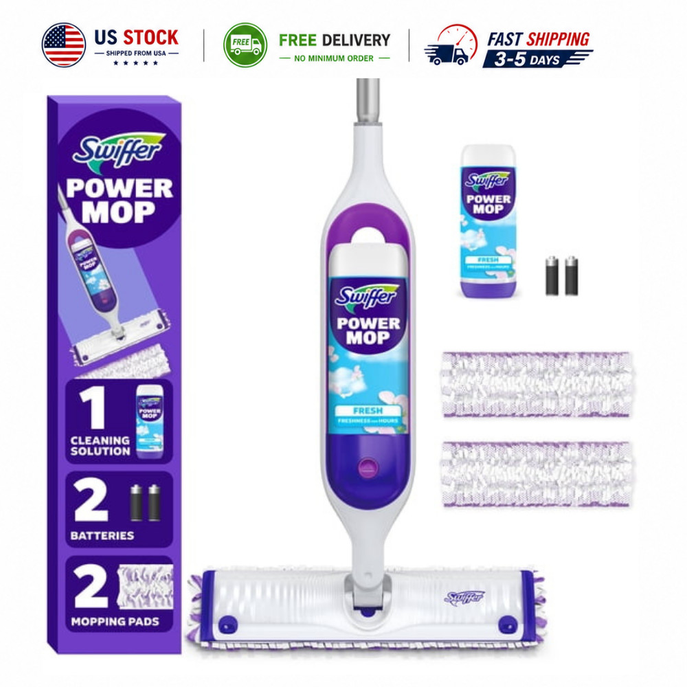 Swiffer Power Mop, Floor Cleaner, Tile, Vinyl, Laminate, Wood, Floor Cleaner