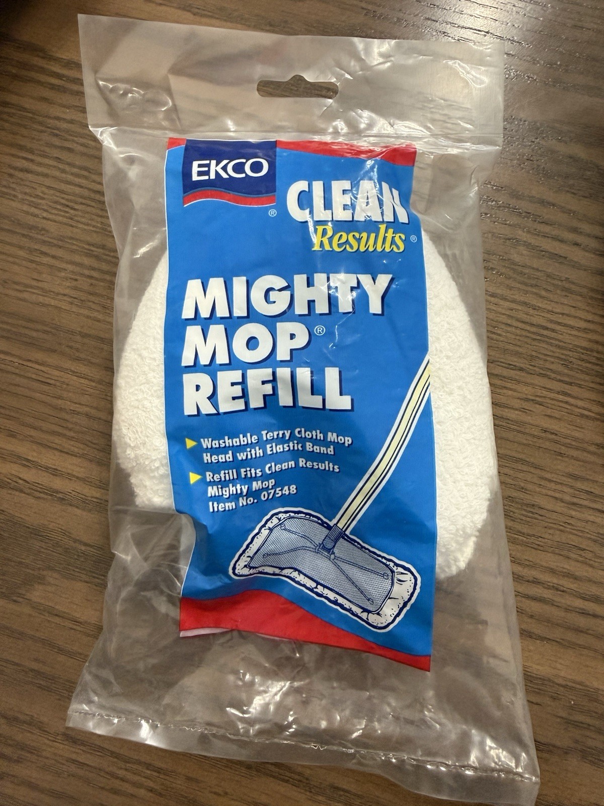 Vintage EKCO Clean Results Mighty Mop Refill 07549-A Brand New