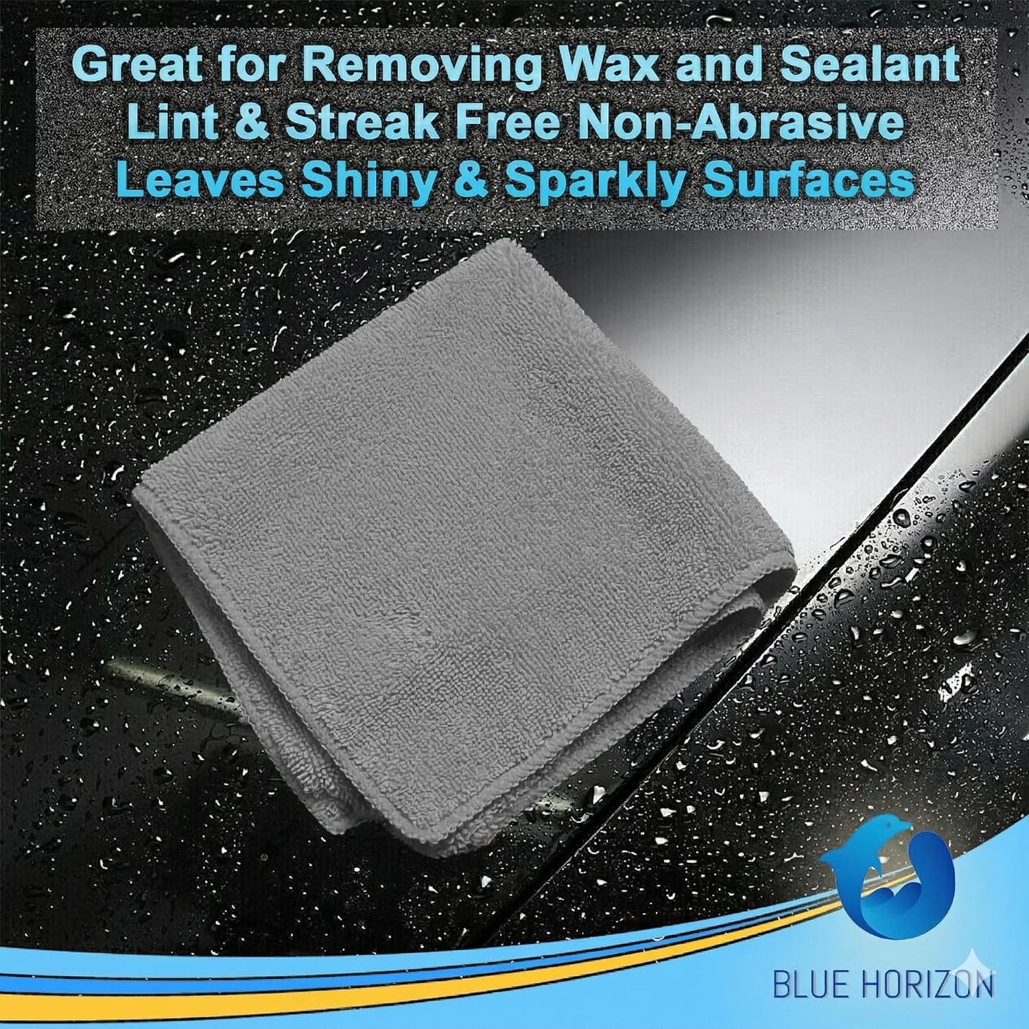 Microfiber Cleaning Cloth Set Of 24 Towel Rag Car Polishing Detailing No-Scratch