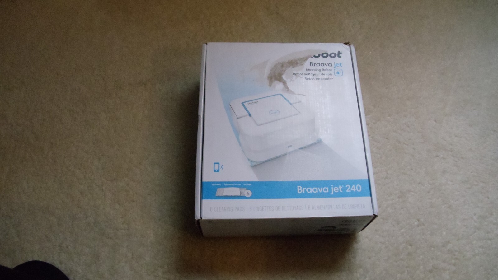 Empty Box for iRobot Braava Jet 240