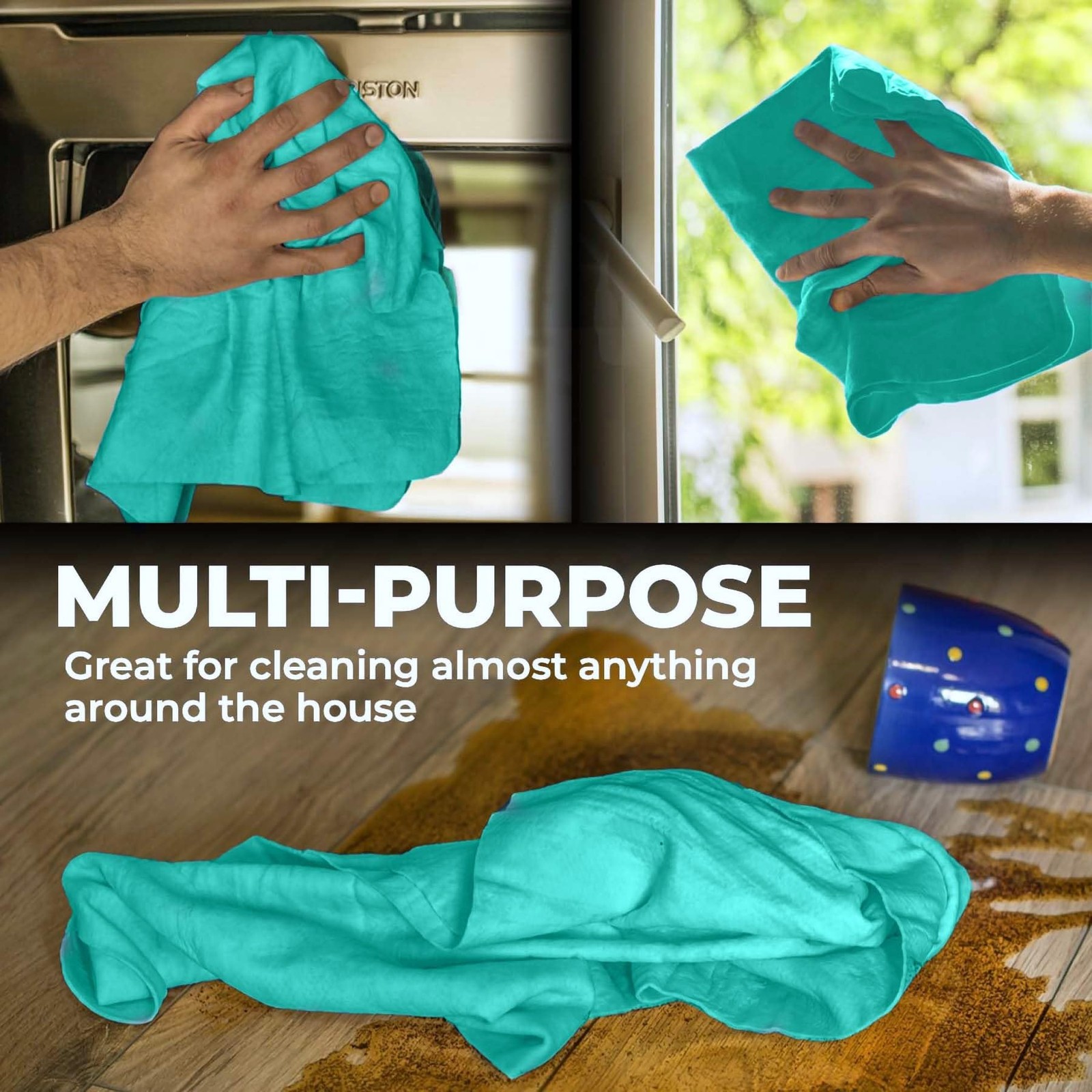 26×17-inch Shammy Cloth for Car Drying Super Absorbent Reusable Chamois Towel