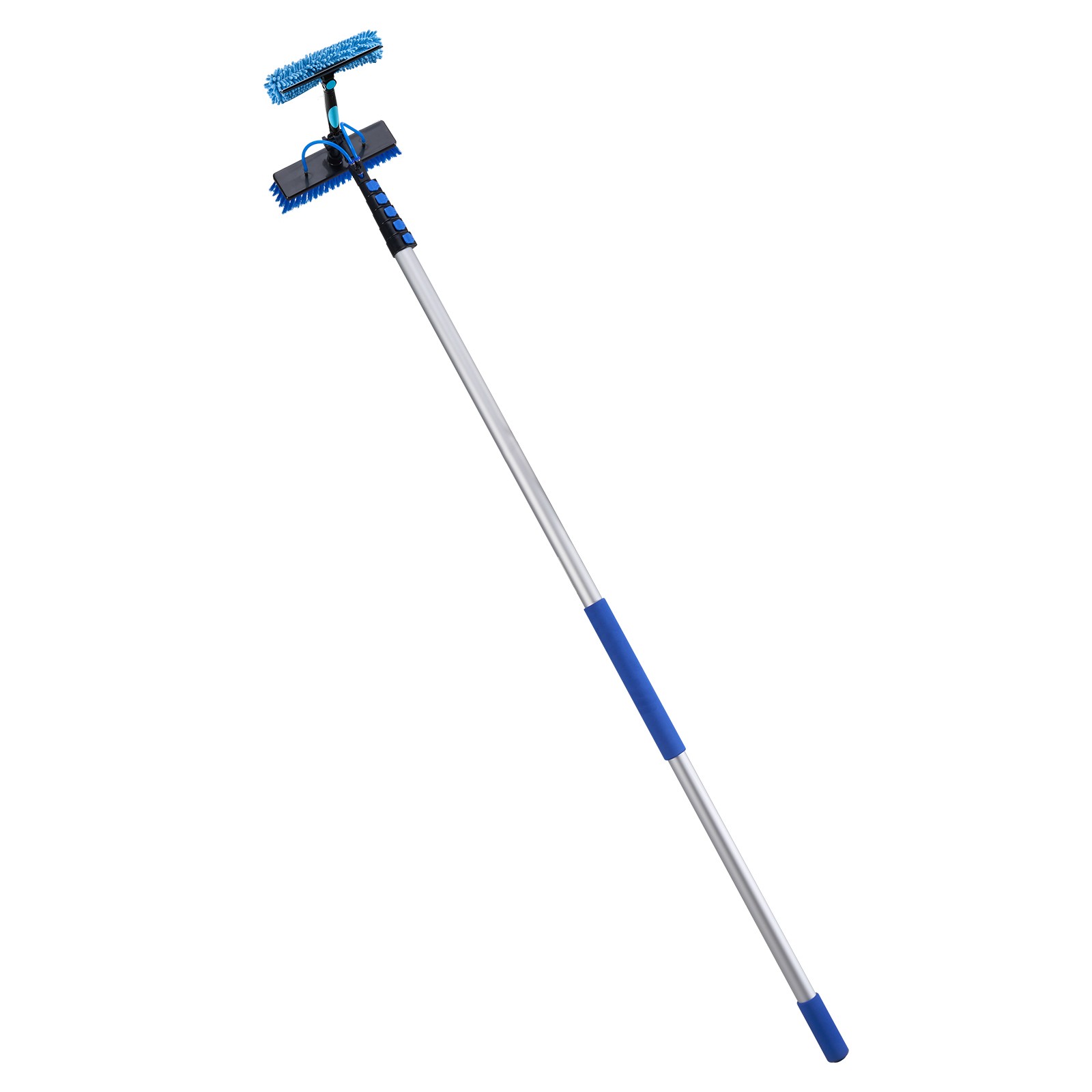Uimoso Solar Panel Cleaning Kit with 33 ft Water Fed Pole and Brush