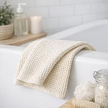 Exfoliating Washcloth [Designed in Japan] Natural Plant-Based Blend Back