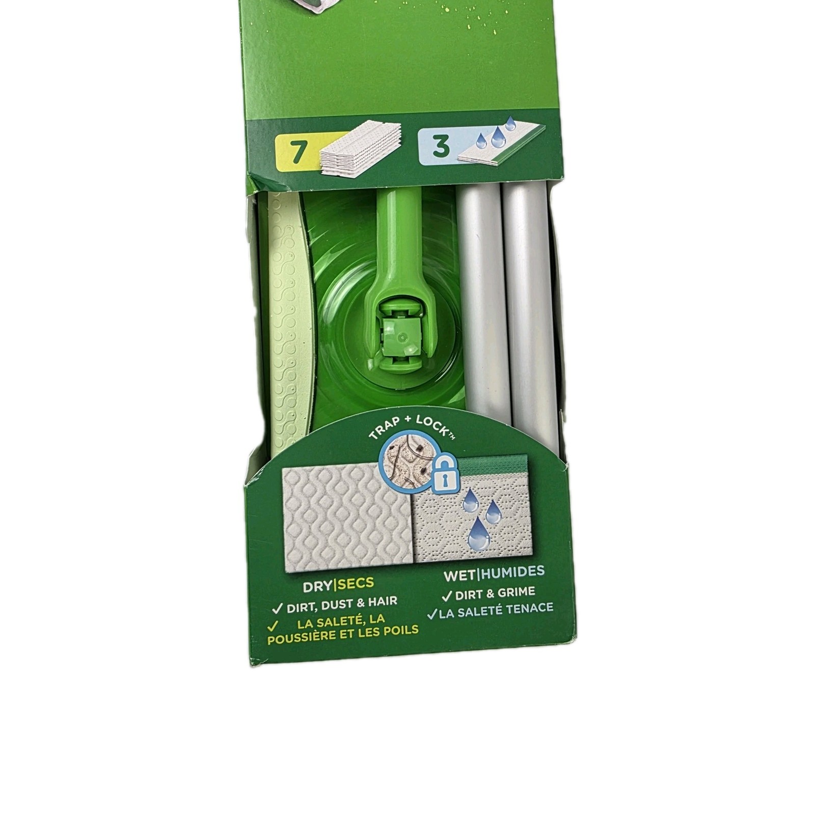 Swiffer Sweep + Mop,Broom & Mop Alternative,Dry & Wet Floor Cleaner,Fresh Scent