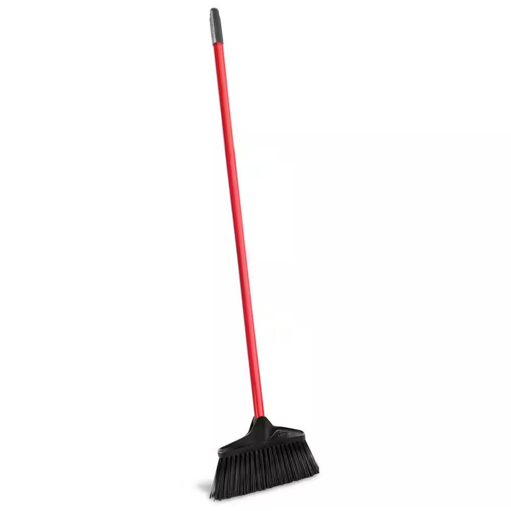 10 In. High Power Lobby Broom with Steel Handle