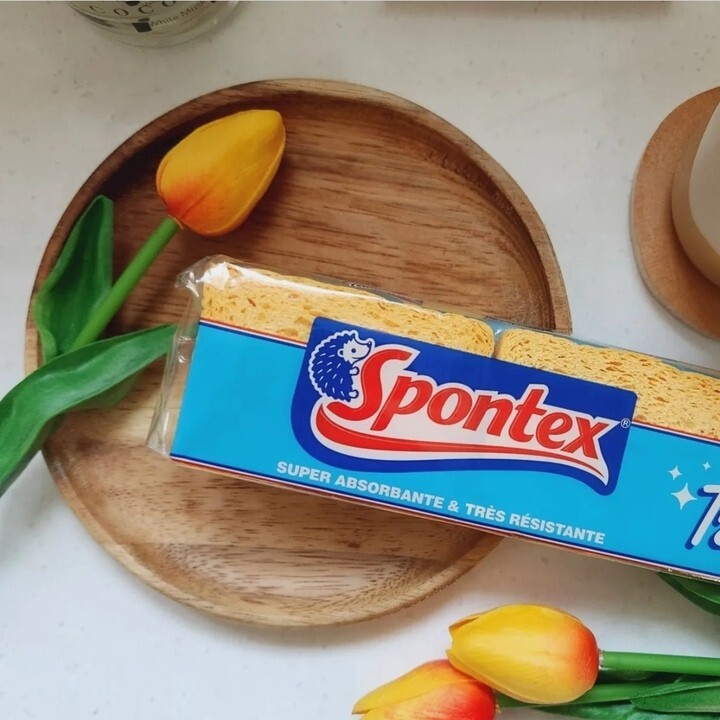 Spontex Sponges Tradition Super Absorbent Vegetable Cellulose 1Pack / 3ea x 12P