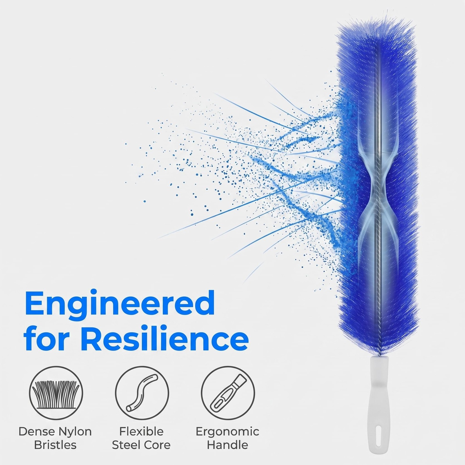 Generic Bendable Microfiber Head 2026 Fan Cleaner Brush Reusable Dust Remover