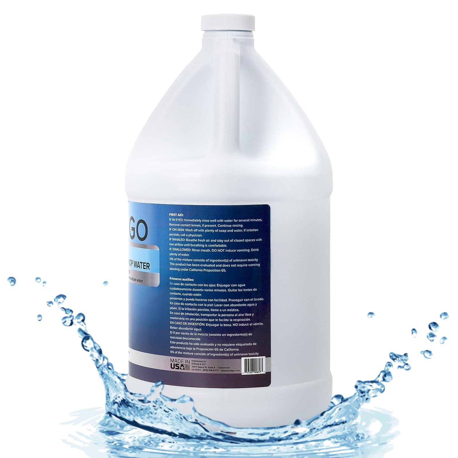Steam & Go Unscented Demineralized Water for Steam Mop – 128 Fl Oz | Scented …