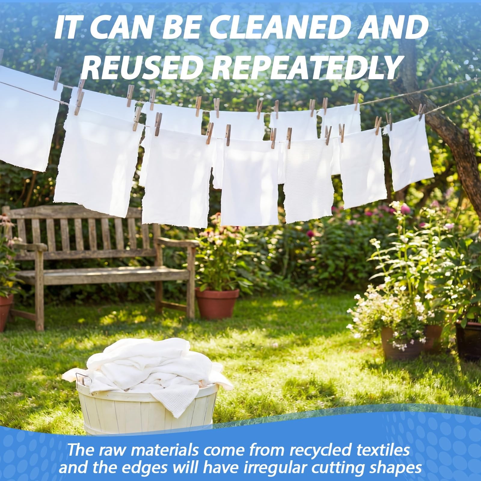 60 Pack Terry Cloth Towels for Cleaning, 14″ x 17″, 100% Cotton Washable Heav…