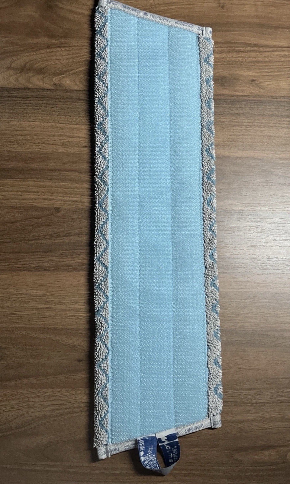 Microfiber Tile Mop Pad Replacement – Large – Blue Gray