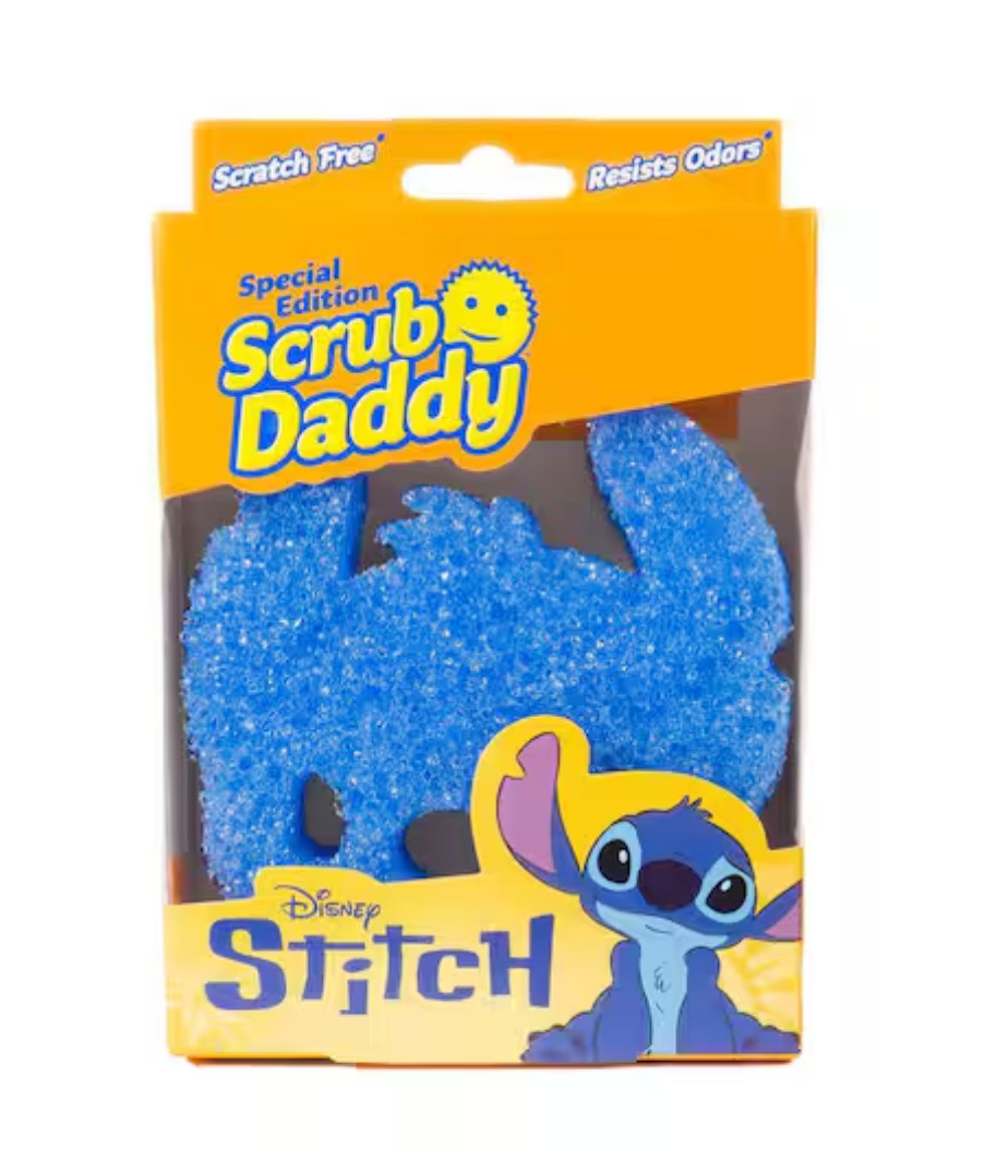 Scrub Daddy Disney Stitch Sponge Scrubber FlexTexture Non-Scratch 1 Count