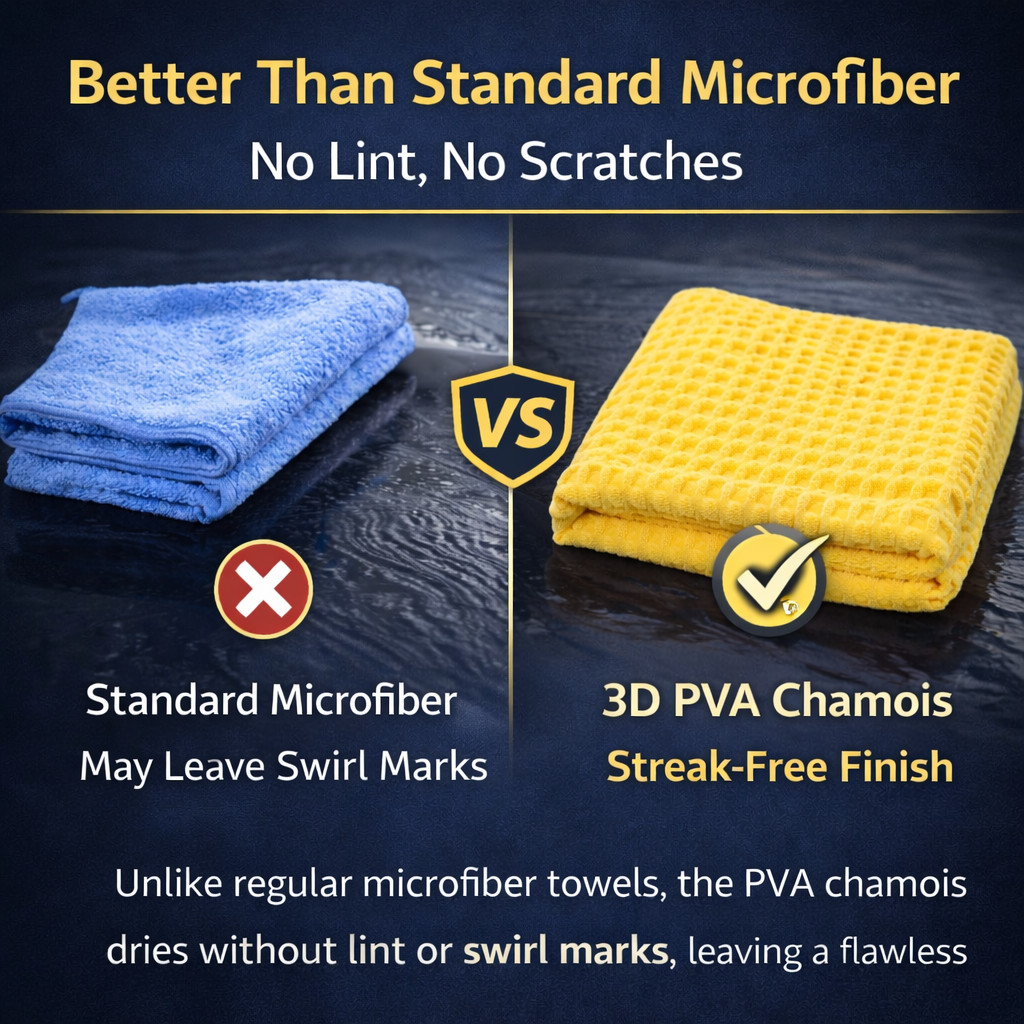 R.A. Premium 26×17 Shammy Cloth for Car Drying-Super Absorbent Synthetic Chamois