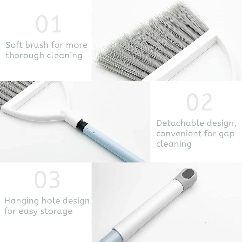 Small Broom and Dustpan Set Household Mini and and Cleaning Suitable for Various