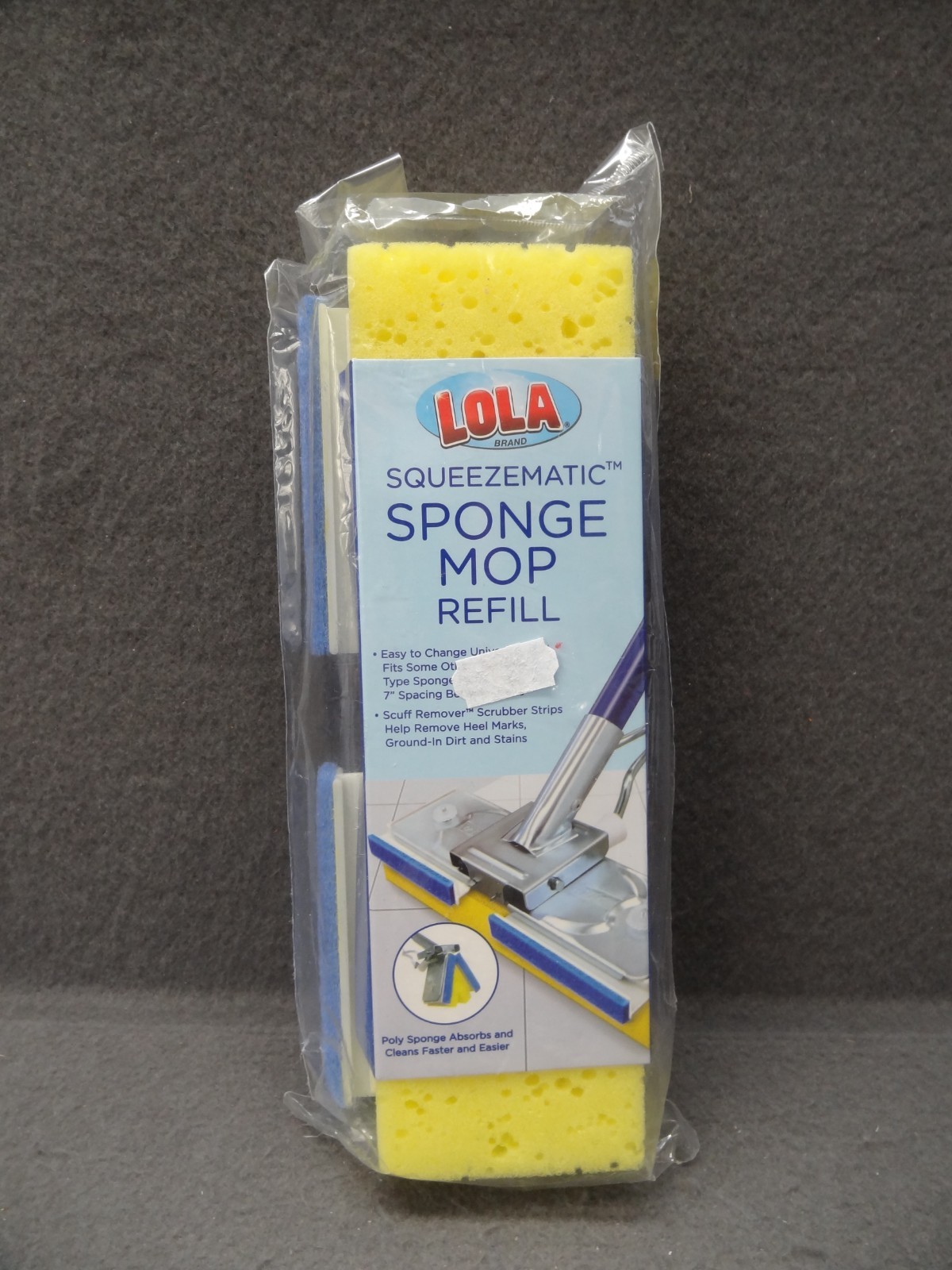 NEW LOT (5) Lola 2031 Squeezematic Sponge Mop Refill For 203 Butterfly Head