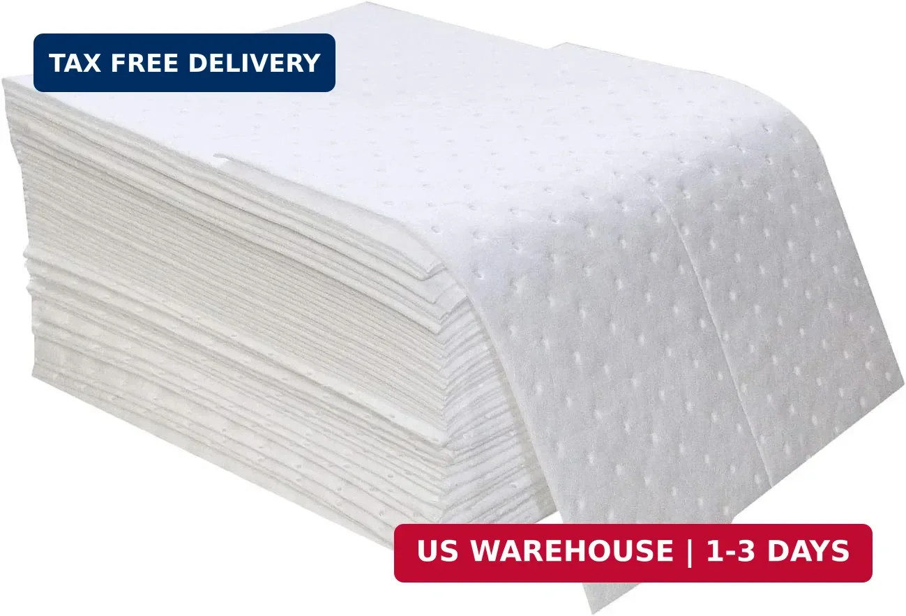 ATERET Oil Mat I Heavy Weight Oil Only Absorbent Pad I 15″ x 18″ I 100 Oil Absor