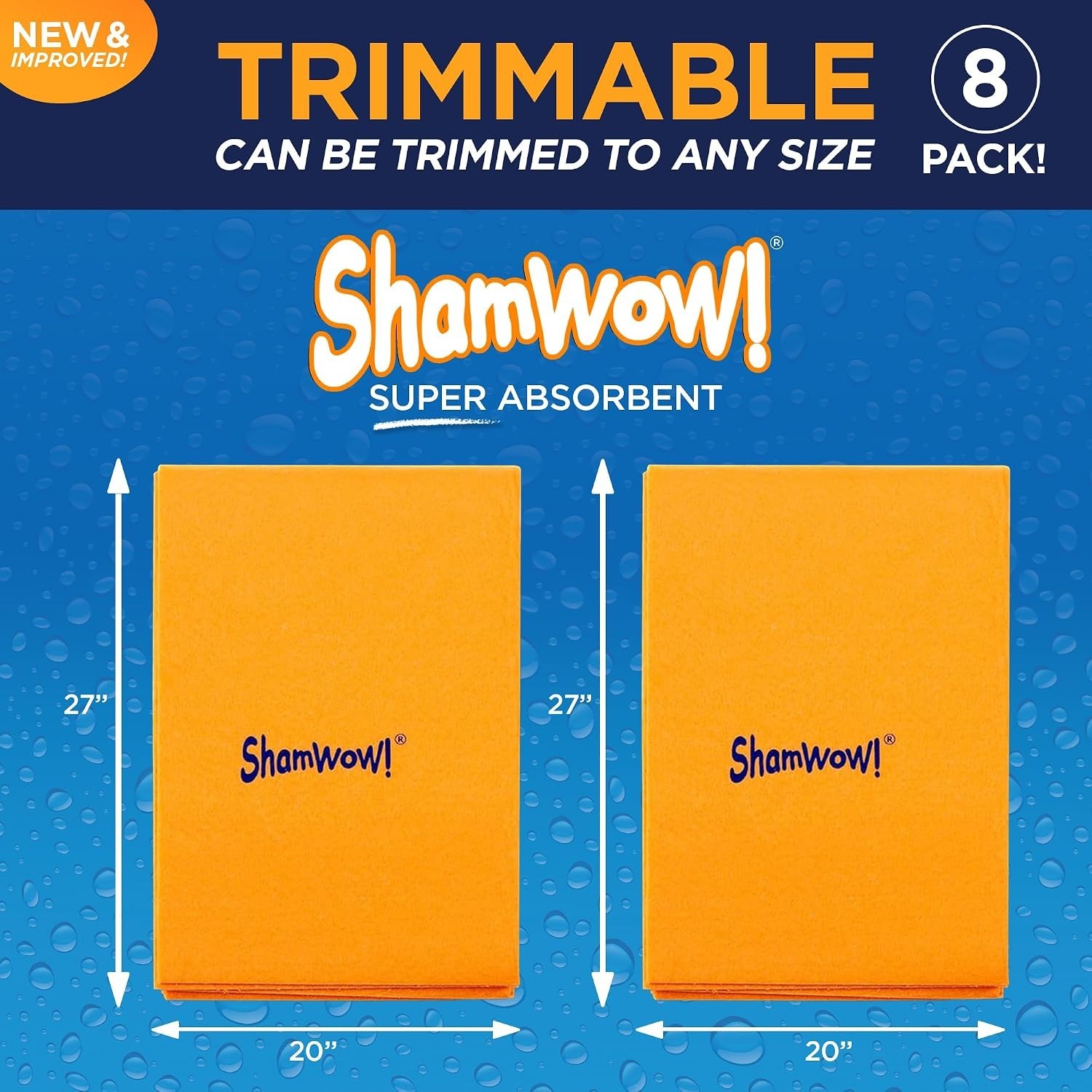 Chamois Towel for Cars 8pk – Machine Washable