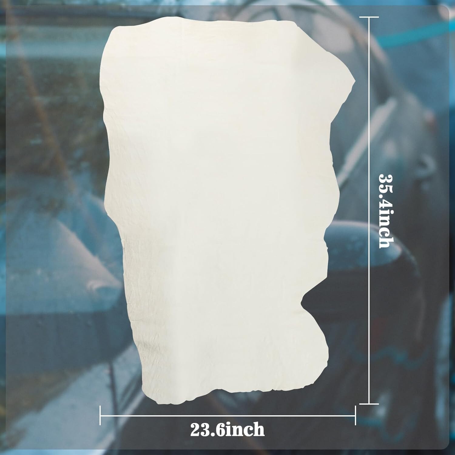 New Chamois Cloth for Car -Sheepskin Cleaning Cloth Car Drying Towel Real
