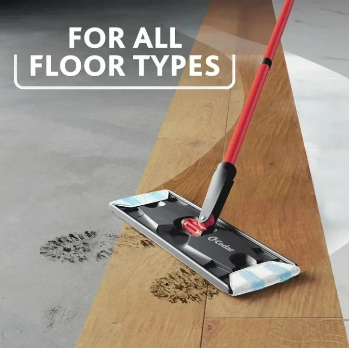 O-Cedar H2prO Microfiber Flat Mop System – New