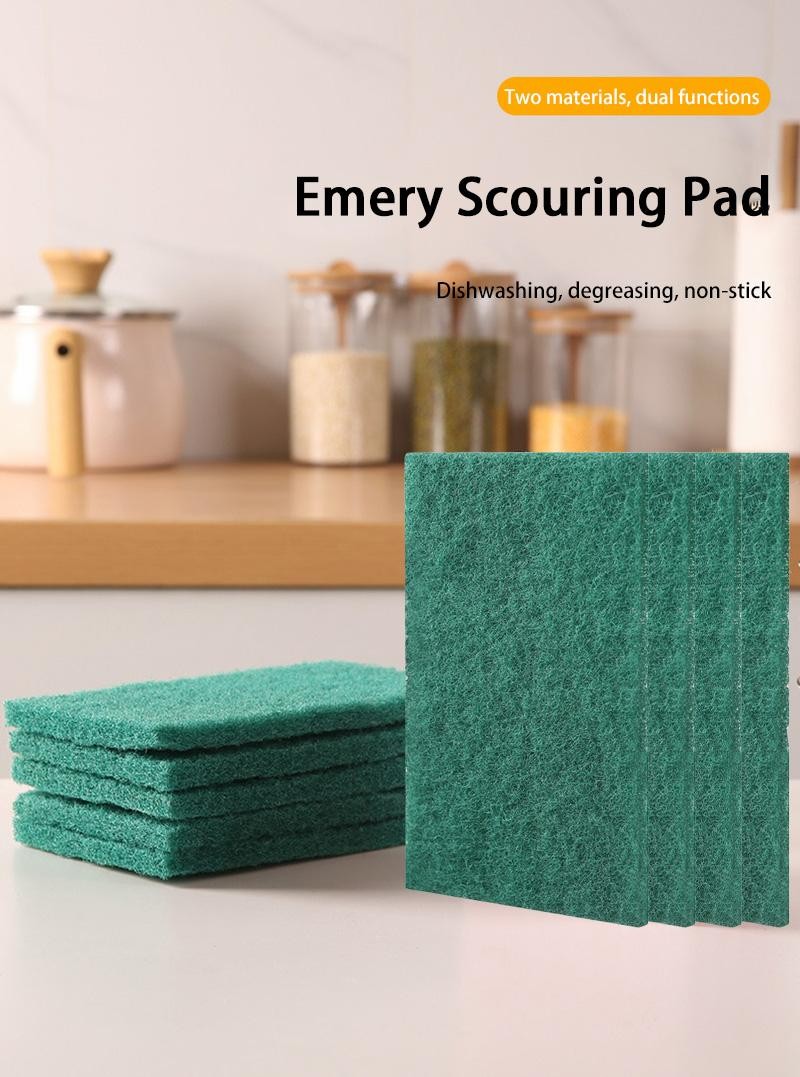 Kitchen Scrub Pads Oil Removal Scratch Free Reusable Dishwashing Cleaning Rag