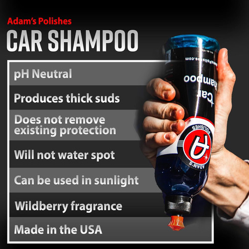 Adam’s Polishes Car Wash Shampoo (Gallon) – pH Best 128 Fl Oz (Pack of 1)