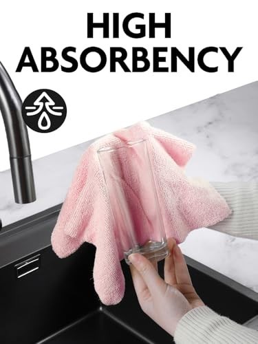 Microfiber Cleaning Cloth Roll 75 Count 12×12 Inch Tear Away Towels Reusable