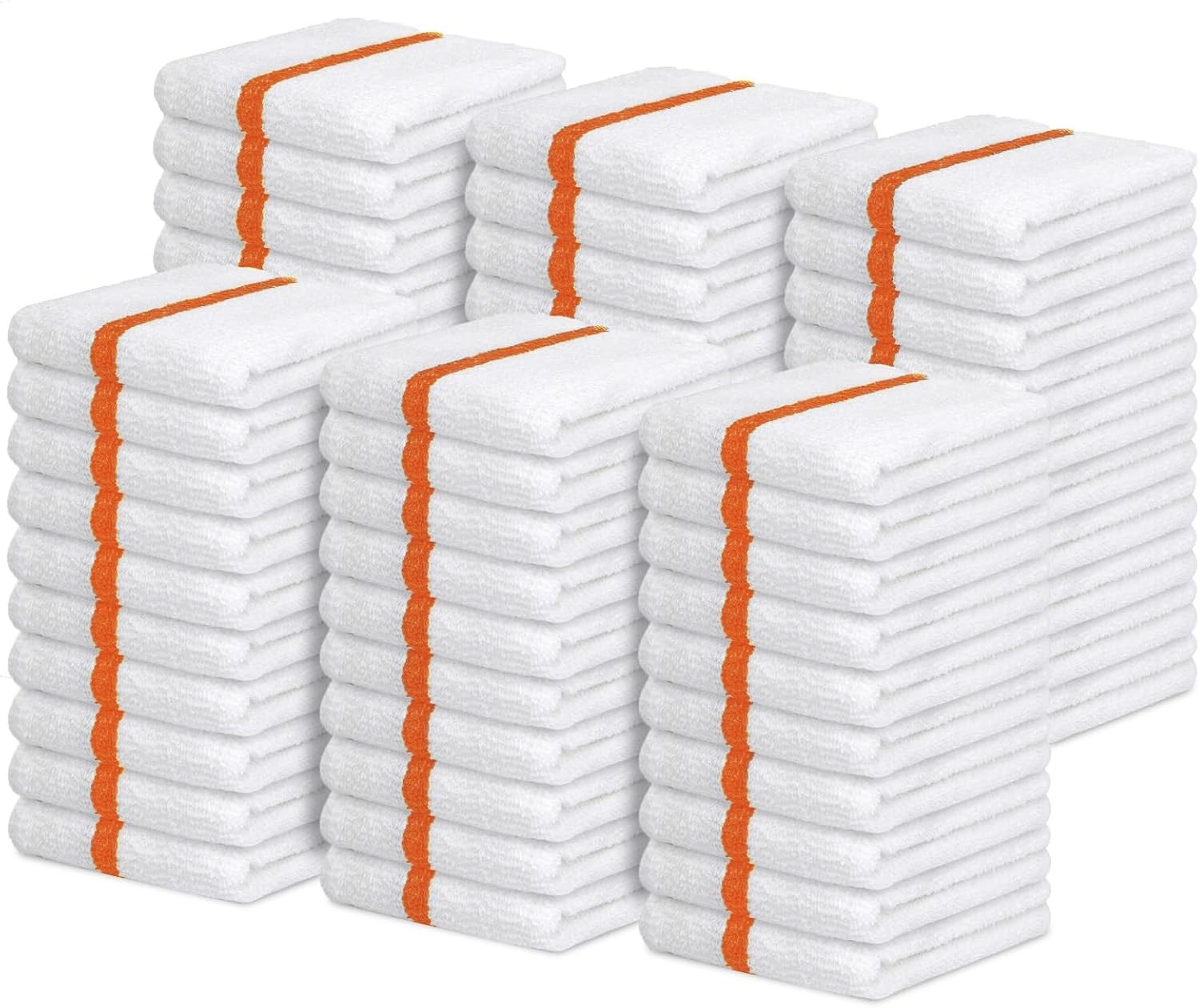 Terry Bar Mop Towels Value Pack of 60 Size 16″x19″ – Absorbent & Durable