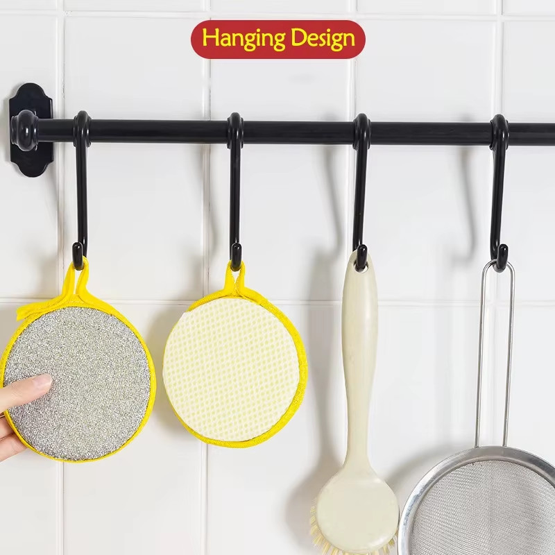 5/10/20Pcs Double Side Dishwashing Sponge Dish Washing Brush Pan Pot Dish Wash S