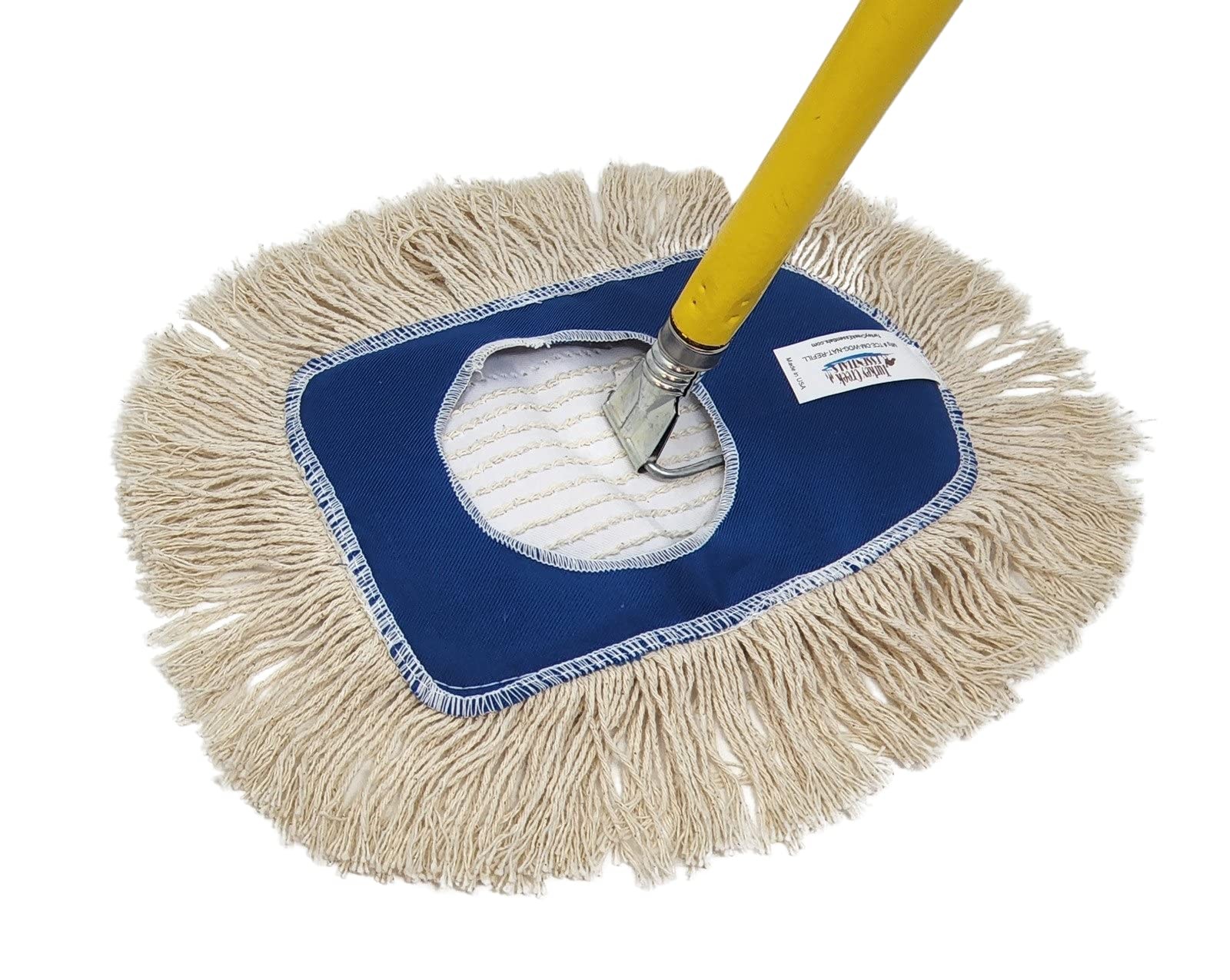 Turkey Creek Essentials 10 Inch x 6.5 Wedge Dust Mop Natural / Blue