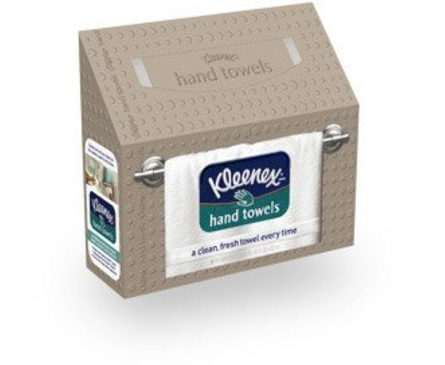 Kleenex Hand Towels Disposable Soft Absorbent Pack of 2 White 120 Count
