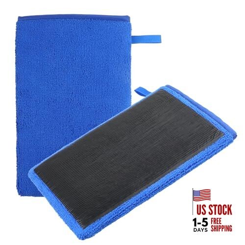 Clay Mitt – Auto Detailing Microfiber Clay Bar, Medium Grade, Blue
