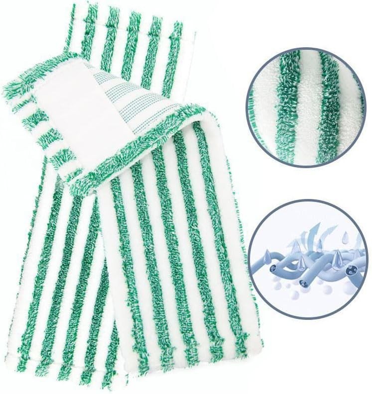 Libman Wet & Dry Microfiber Mop Refills – 2 Pack Reusable Washable Microfiber…