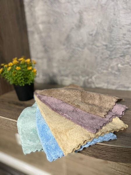20pcs of 10×10 in microfiber soft absorbent kitchen cleaning towels, rags