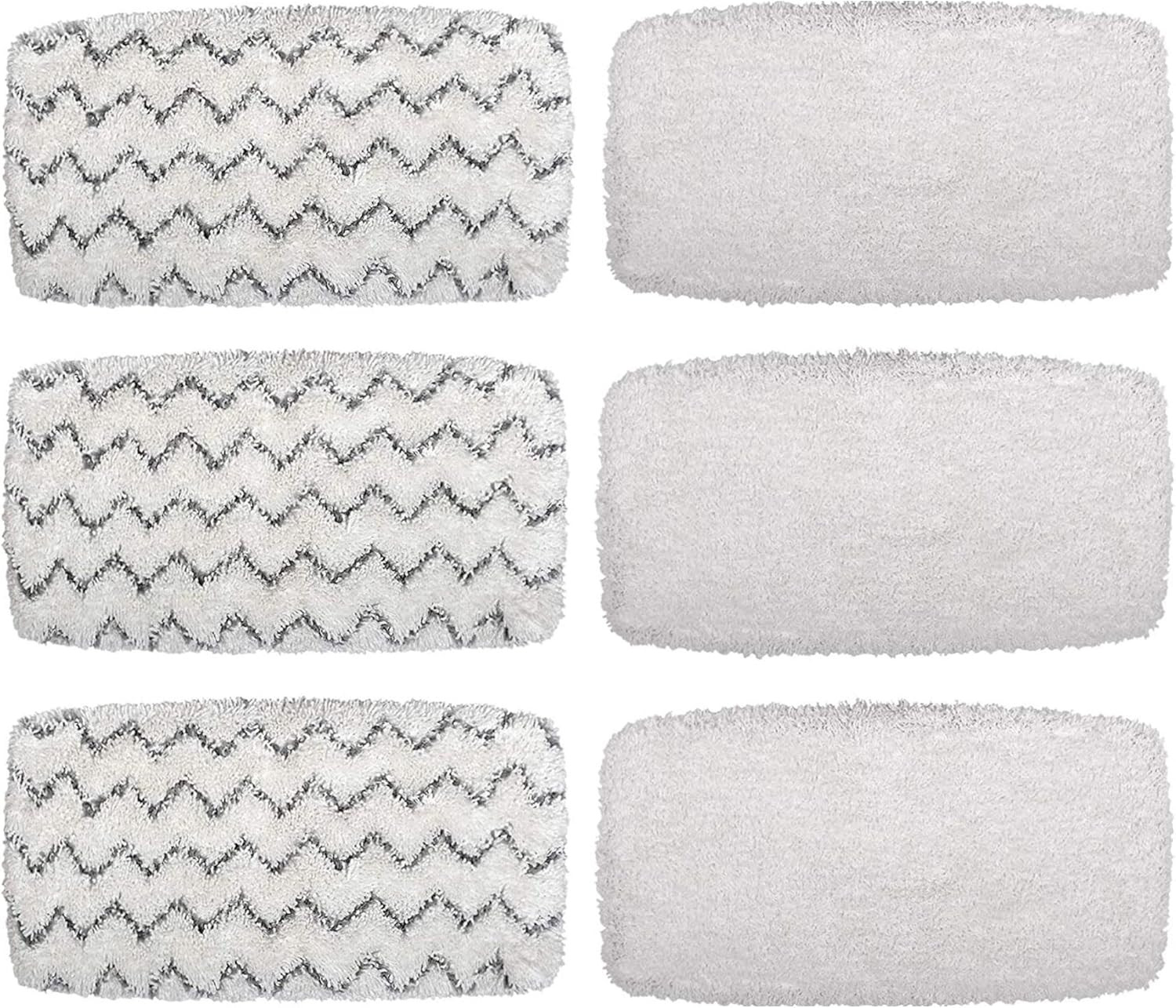 Flammi Steam Mop Pads for Bissell Powerfresh Vac & Steam Series – 6 Pack, Compat