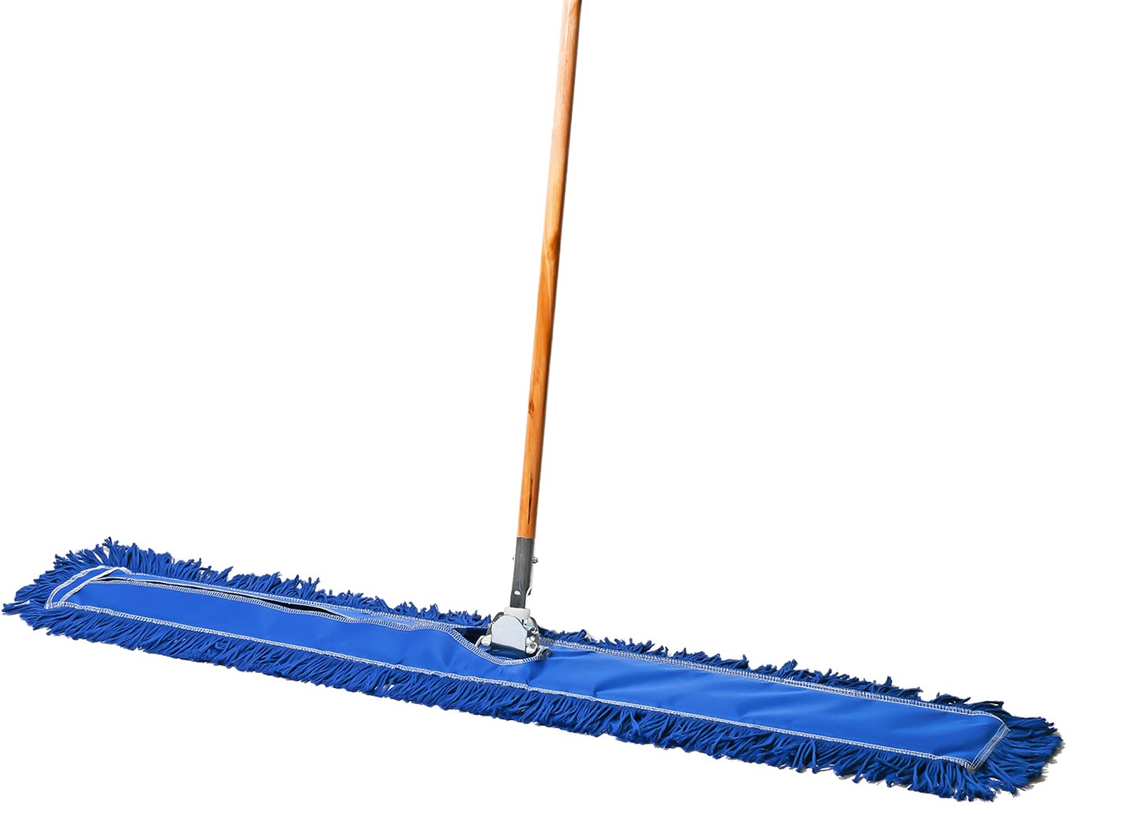 Tidy Tools Commercial Floor Sweeper, 48 in. Reusable Mop 48 X 5 Inch, Blue