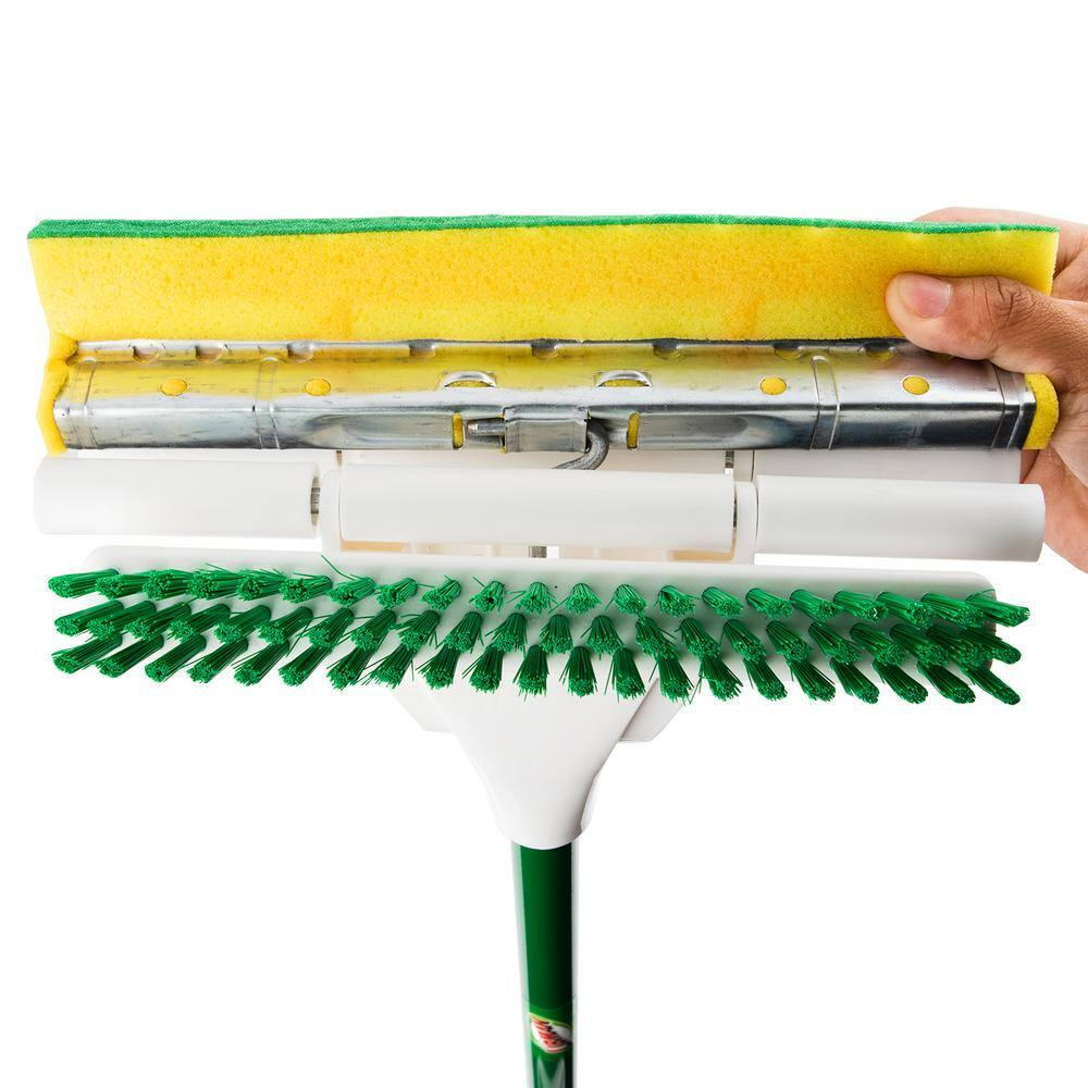 Libman Nitty Gritty Roller Mop Refills Head Replacement Green Yellow 12 Pack