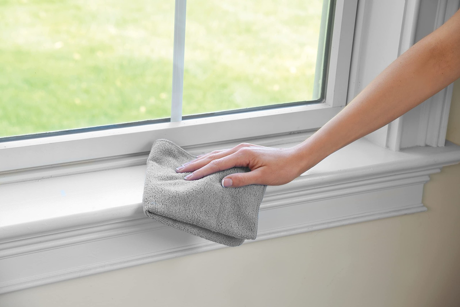 Rubbermaid Microfiber Cloth Towels 24 Pack 14″x14″ NonScratch Reusable/Washab…