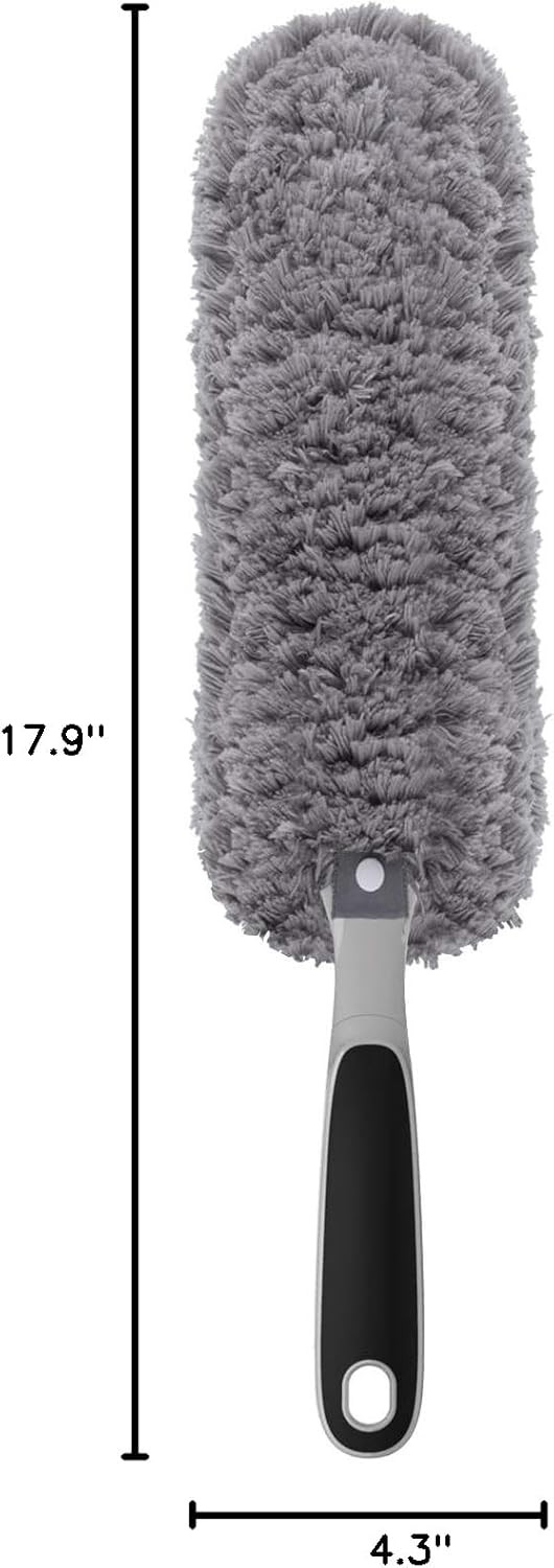 MR.SIGA Washable Microfiber Duster for Household Cleaning, Lint Free