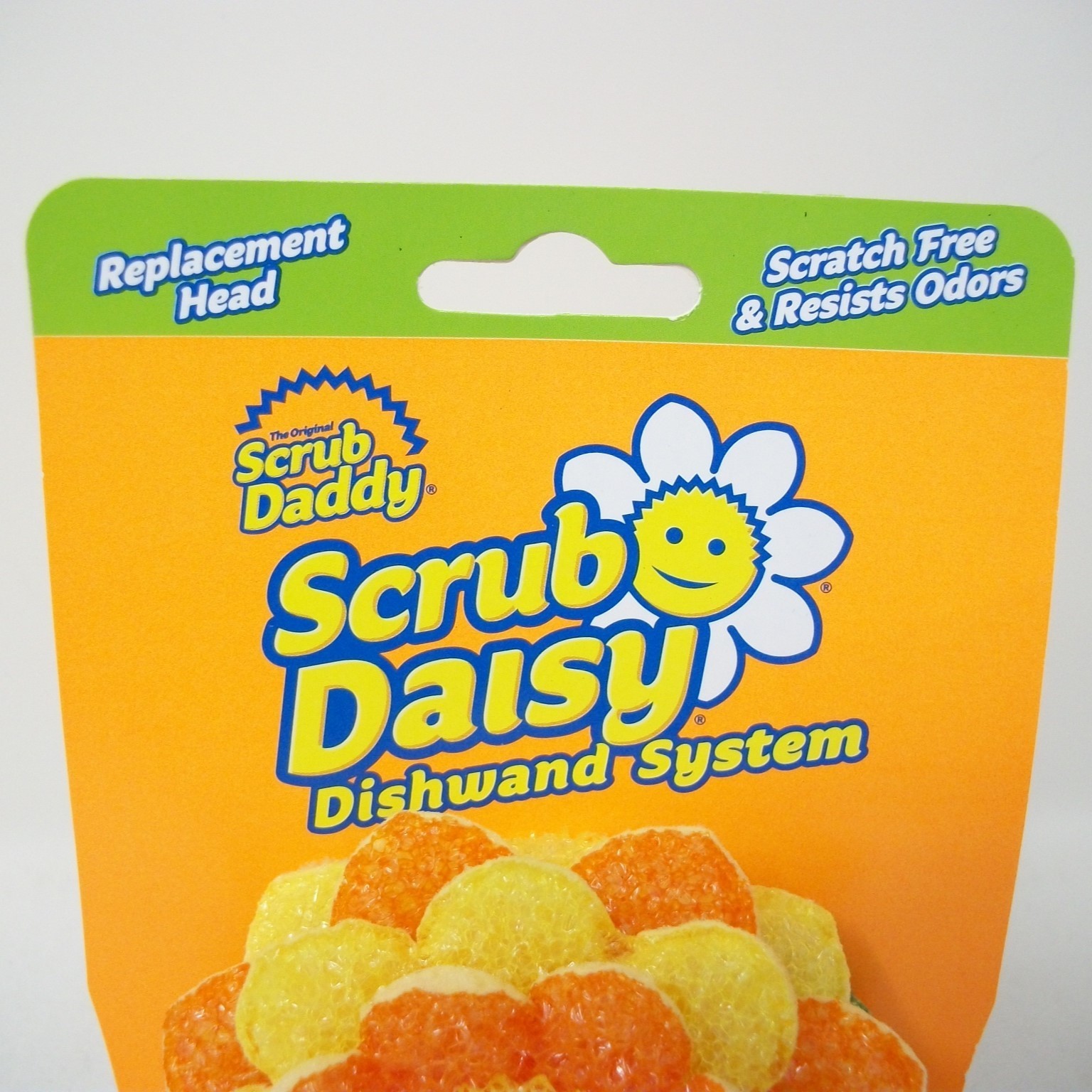 One Scrub Daddy Scrub Daisy THE DAISY Dishwand System Scrubber Replacement Head