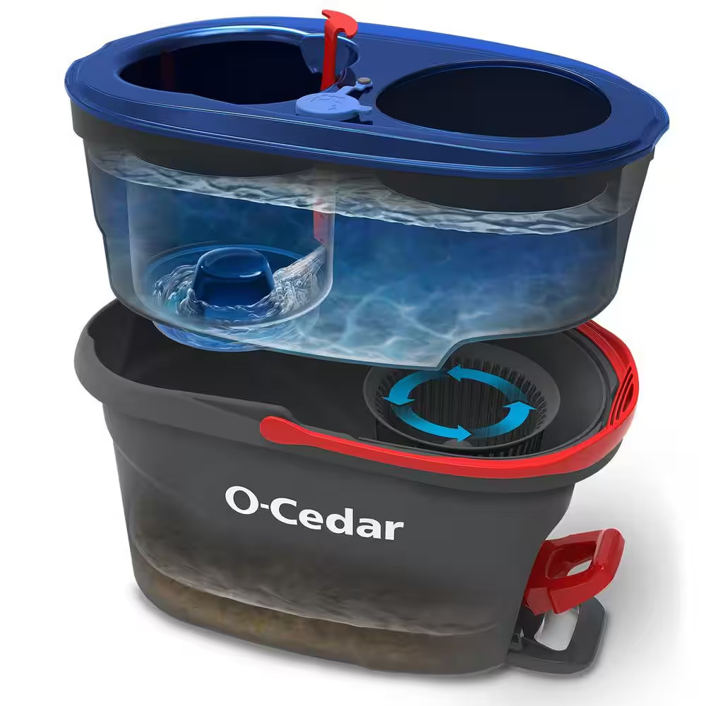 NEW Easy Wring Spin Mop & Bucket System – Deep Clean with Microfiber Efficiency