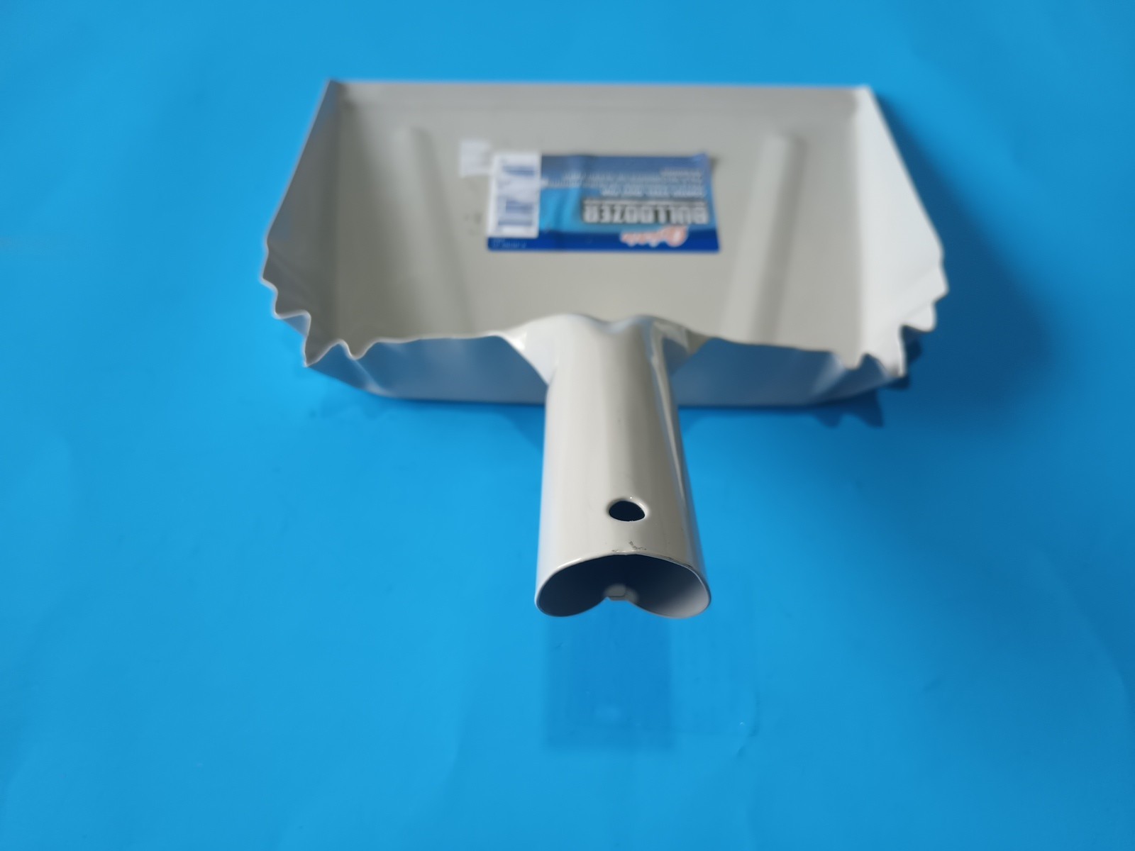 Quickie BULLDOZER Commercial Duty Dust Pan, Gray Steel Dust Pan