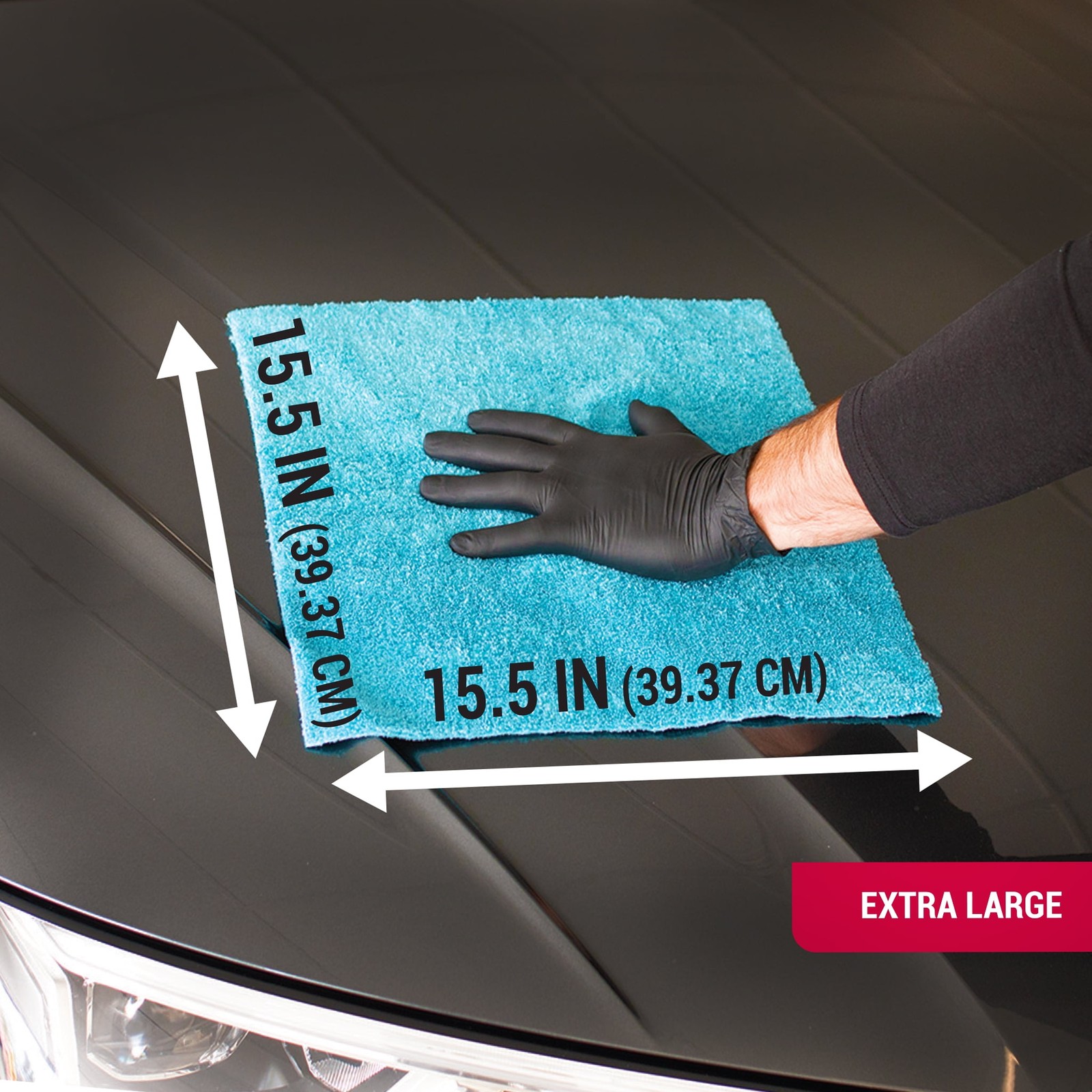 Platinum Series XL Multi-Purpose Microfiber Cleaning, Detailing Towels, 50 Count