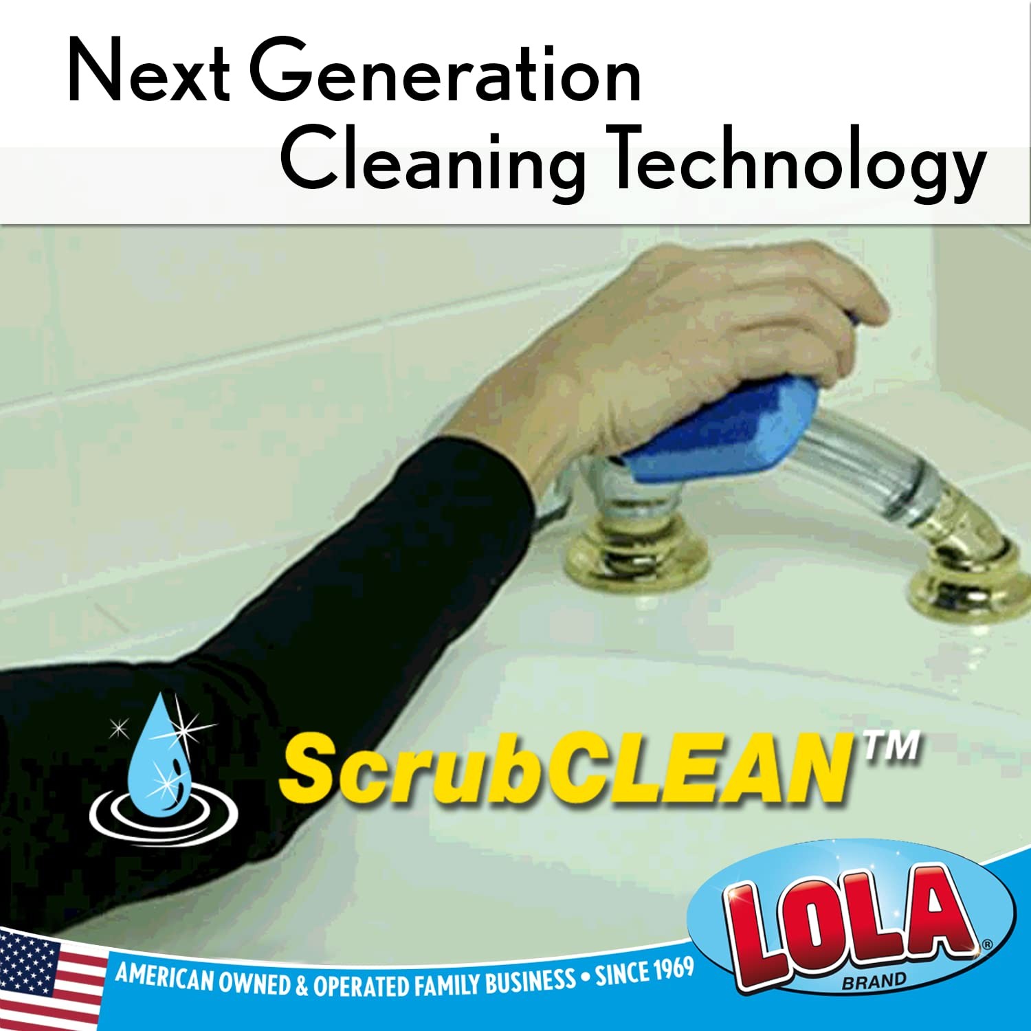 LOLA All Purpose Scrub Sponge, 24 Pack, Made in USA Scrub Sponge- Superior Te…