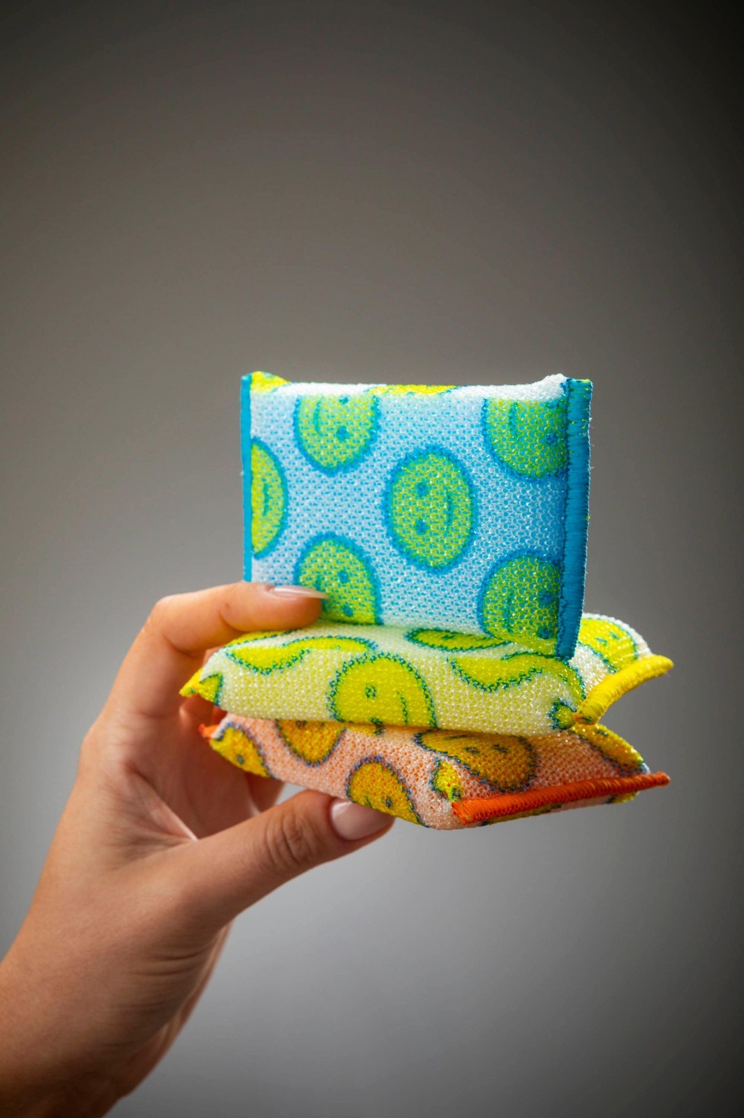 Scrub Daddy Scour Daddy Polymer foam Scouring pad 3 -Pack