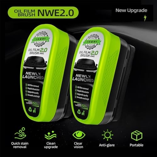 Automotive Oil Film Cleaning Brush,Oil Film Cleaning Brush for car Green