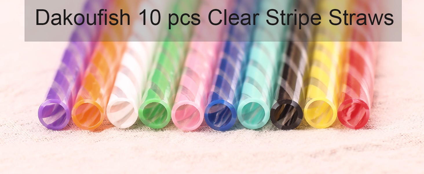 15 Inch 10 Color Replacement Reusable Drinking Straw for Stanley 128 oz 100 oz