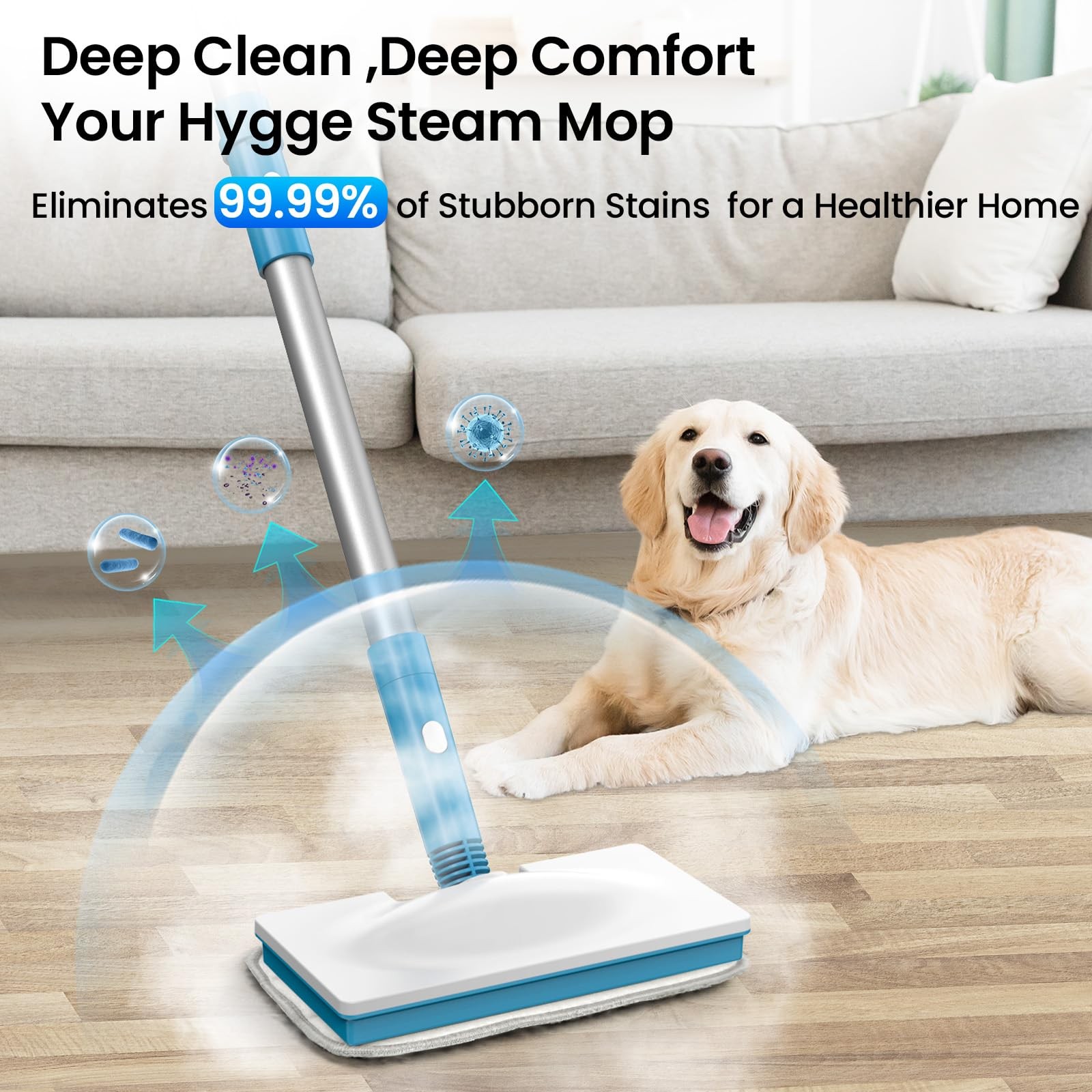 Z7 Steam Mop for Floor Cleaning, 13-in-1 Handheld Steam Cleaner for Home Tile…