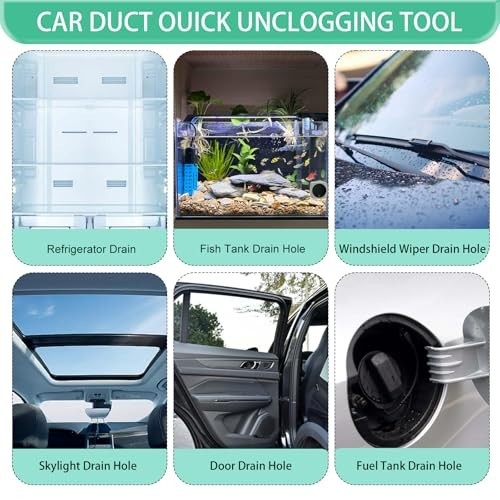 Auto Sunroof Drain Cleaning Tool,118inch Long Pipe Cleaner for Car,flexible New